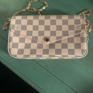 Designer inspired clutch/crossbody